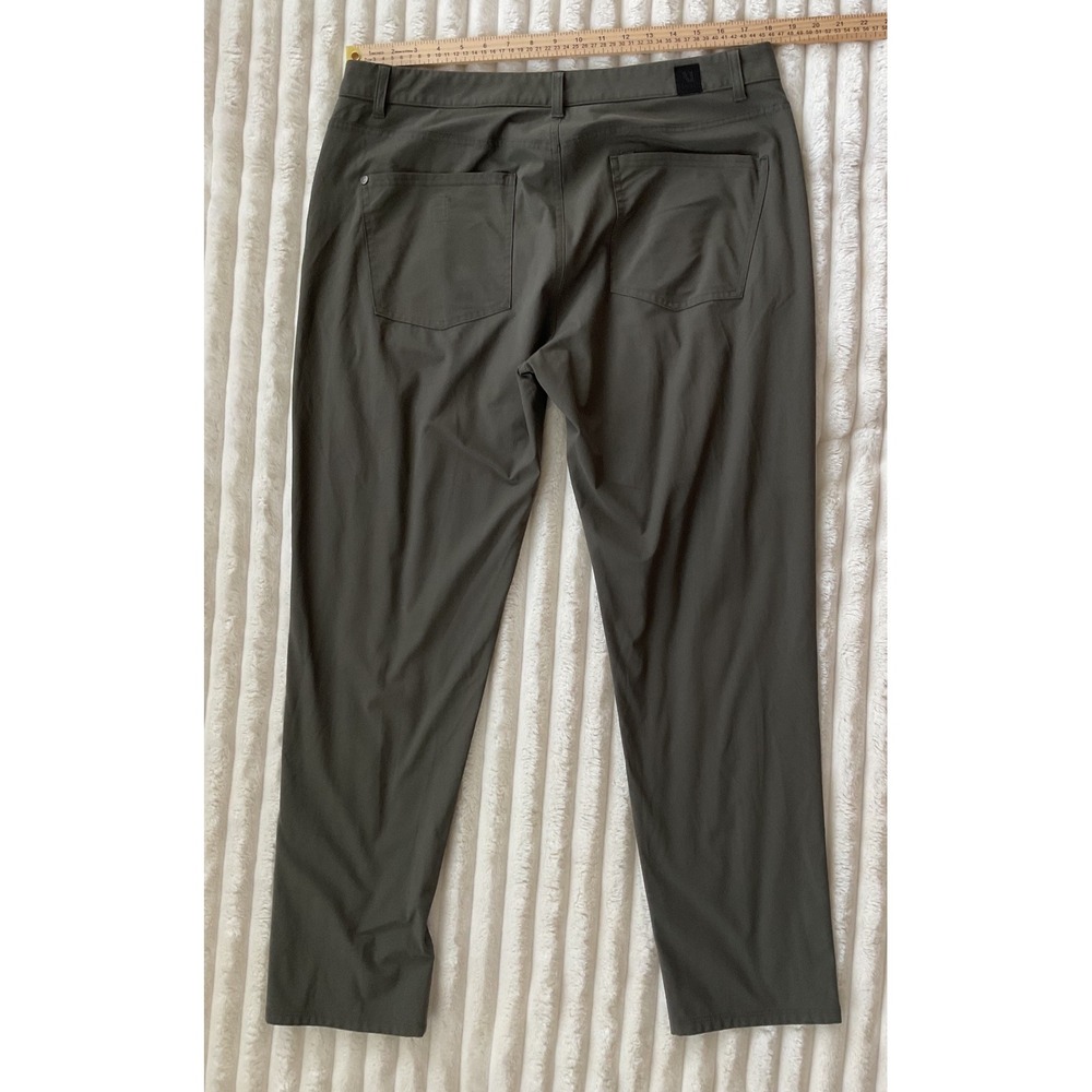 Vuori Mens Meta Pant Charcoal Grey Performance Stretch Chino V430-S Size 36 - Picture 2 of 9